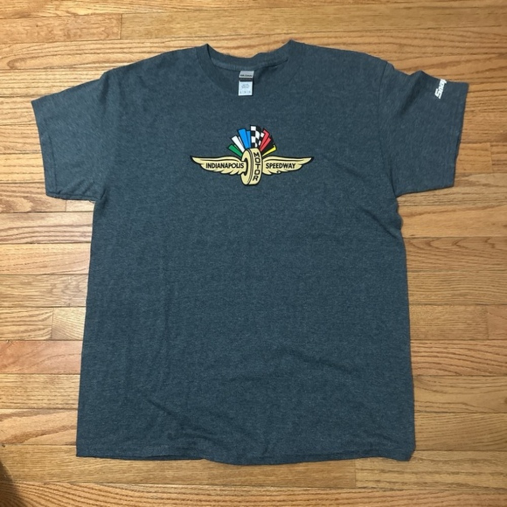 Indianapolis Speedway Gray T-Shirt Size Large